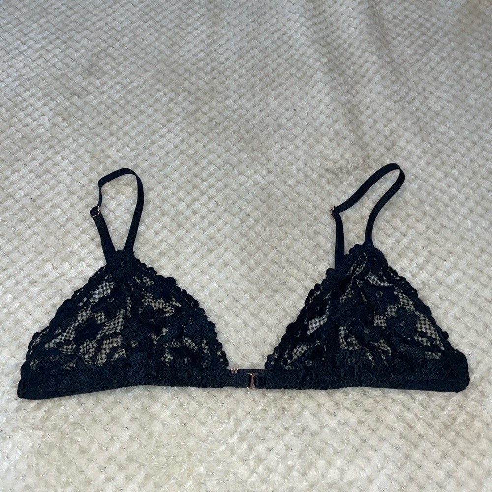 Savage X Fenty Lace Bralette Black S/M